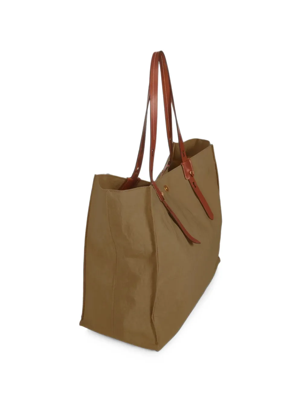 Roberta Pieri Edge shopper met twee handvatten Groen