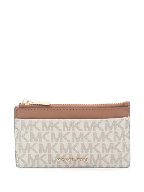 Michael Kors Jet Set small signature-logo card case