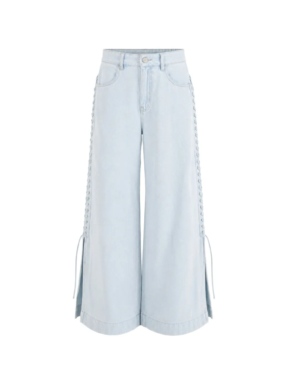FARM Rio lace-up wide-leg jeans - Blu