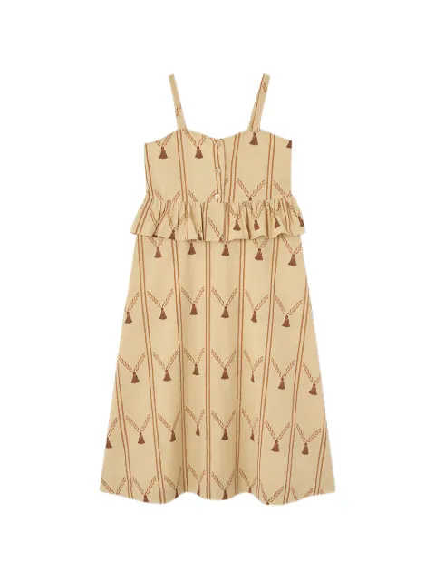The Animals Observatory Roe tassel-print dress