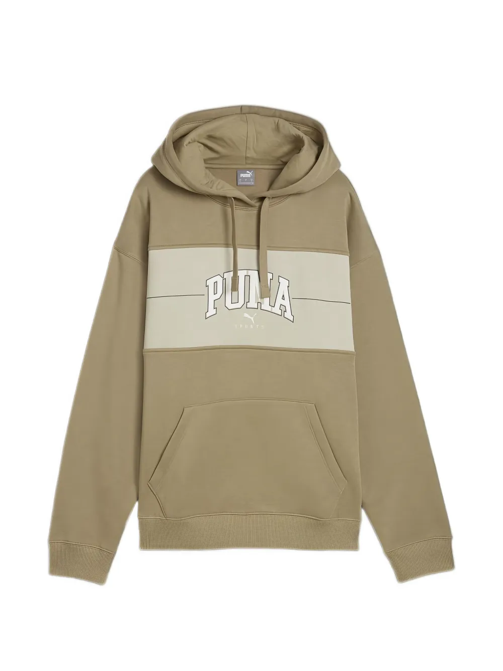 PUMA logo-print hoodie - Toni neutri