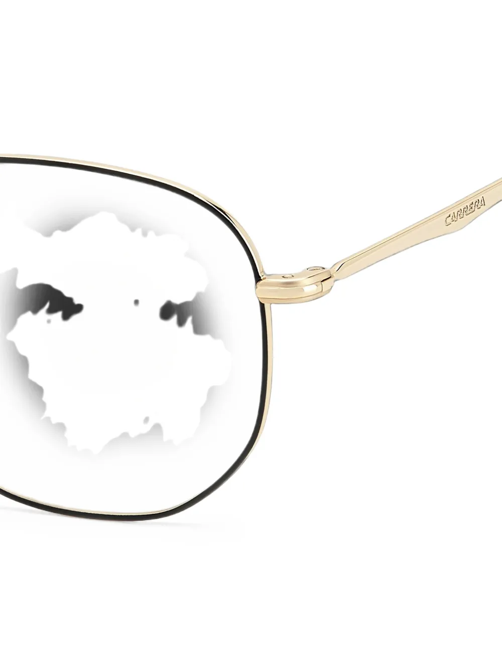 Carrera geometric-frame glasses Goud