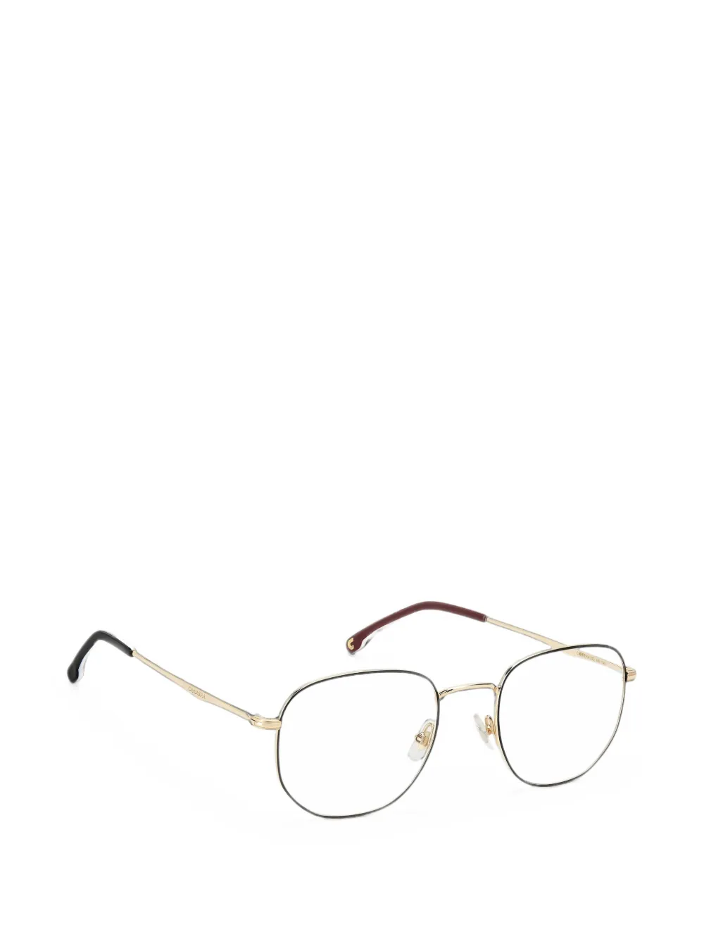 Carrera geometric-frame glasses Goud