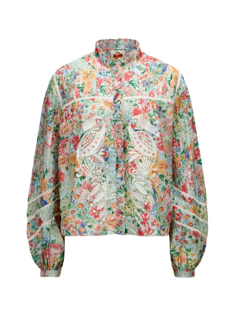 FARM Rio Rendeira cutwork blouse