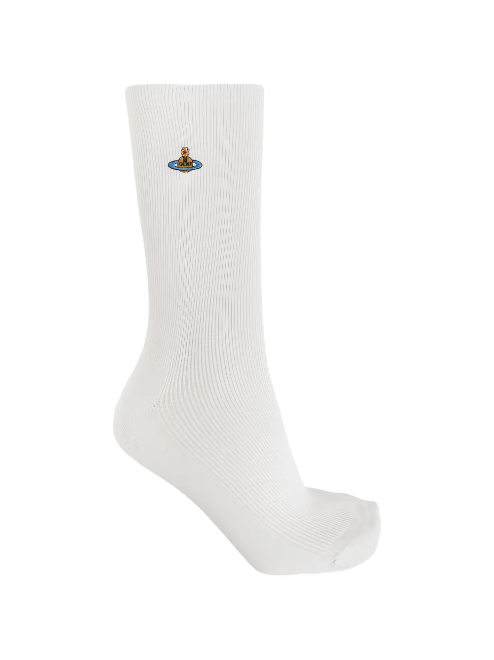 Vivienne Westwood Orb-embroidered ribbed socks