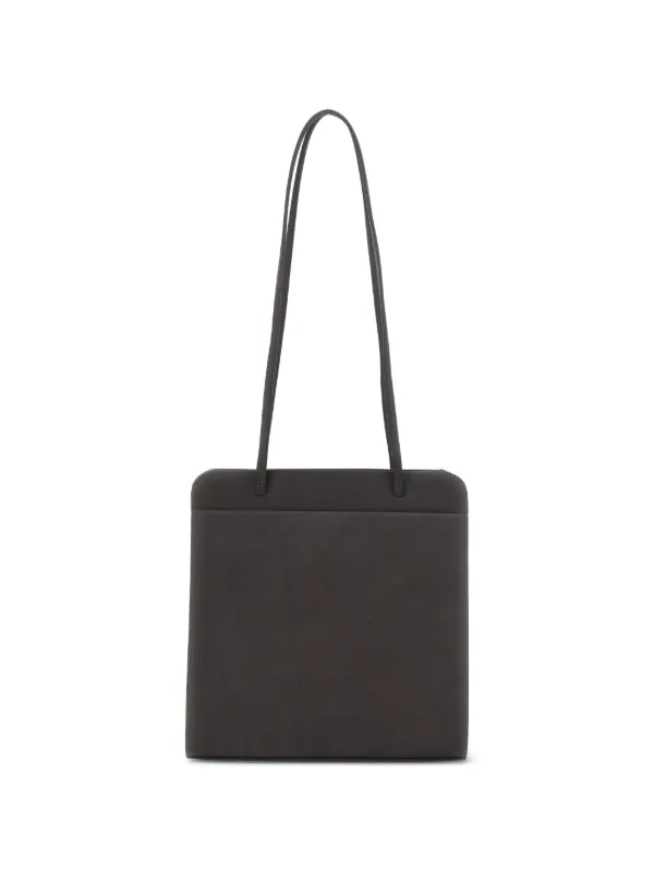 Fane Lisse Leather Shoulder Bag in Brown