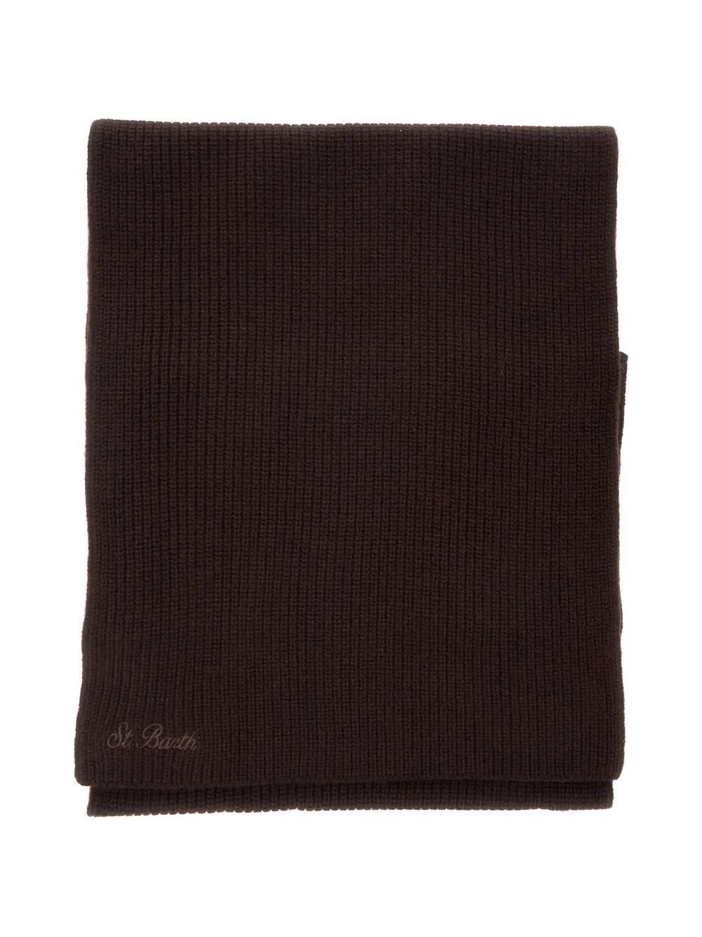 MC2 Saint Barth ribbed-knit scarf Bruin