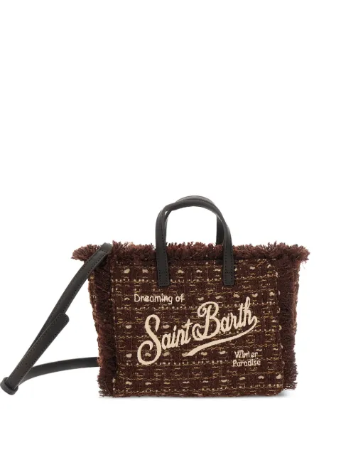 MC2 Saint Barth bolso shopper mini con lentejuelas y flecos