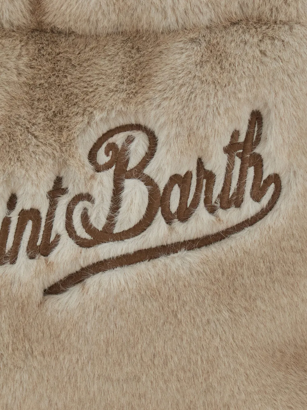 MC2 Saint Barth mini Vanity Soft faux-fur tote bag Beige