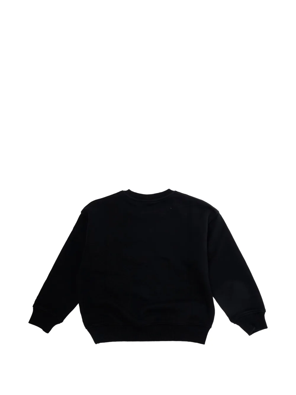 MC2 Saint Barth Kids Briony sweater met geborduurd logo Zwart