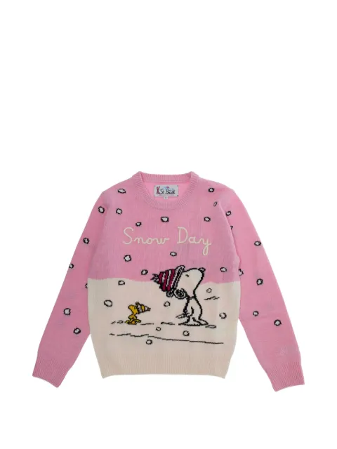 MC2 Saint Barth Kids x ªeanuts suéter con motivo Snoopy en intarsia