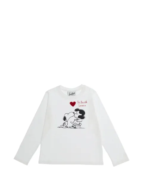 MC2 Saint Barth Kids playera con estampado de Snoopy