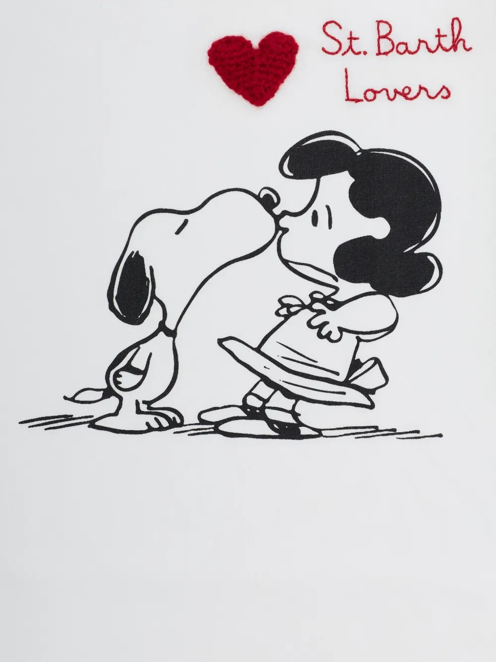 MC2 Saint Barth Kids Snoopy-print T-shirt Wit