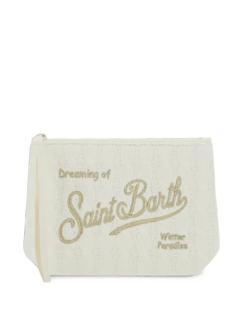 MC2 Saint Barth bolso de mano bordado de punto de ochos