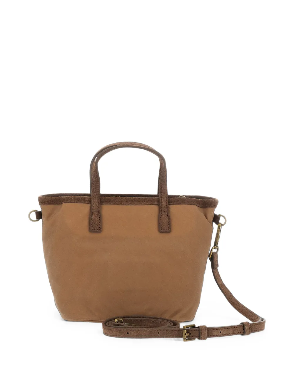 MC2 Saint Barth mini City logo-detail tote bag Beige