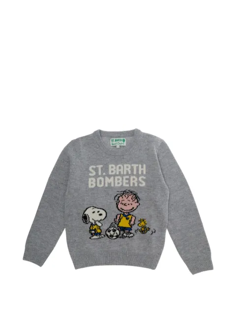 MC2 Saint Barth Kids x Peanuts Douglas intarsia-knit sweater