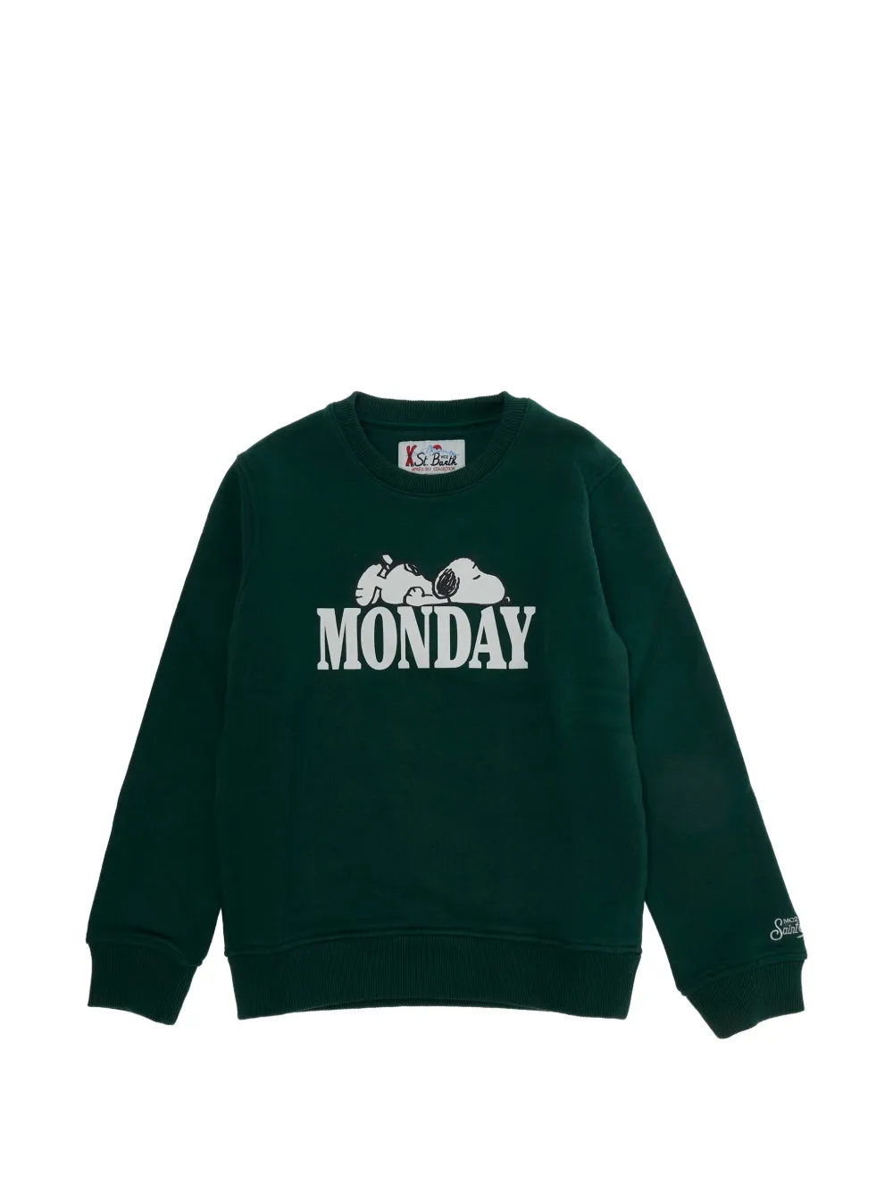 MC2 Saint Barth Kids x Peanuts Hutton sweatshirt Groen