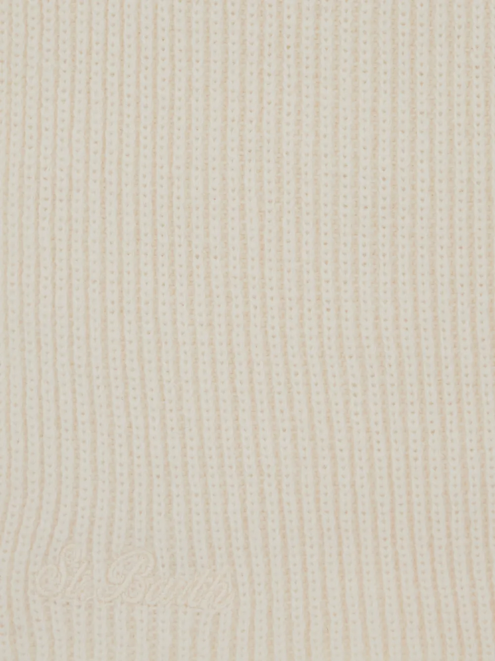 MC2 Saint Barth ribbed-knit scarf Wit