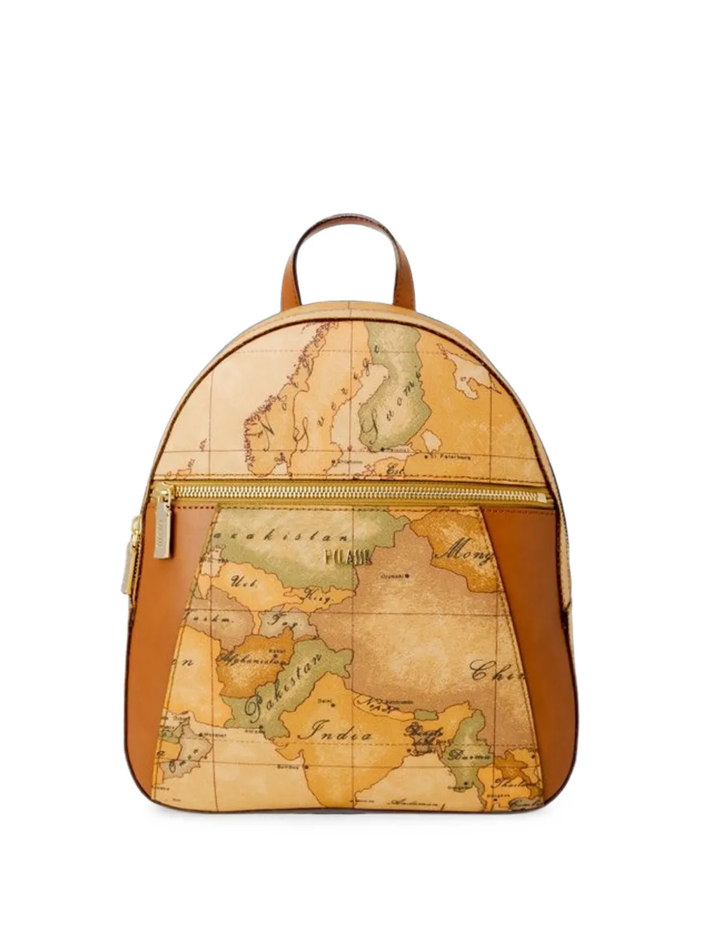 ALVIERO MARTINI 1° CLASSE Geo Classic map-print backpack - Toni neutri