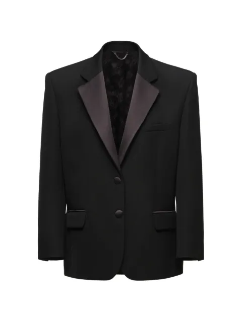 Magda Butrym satin-lapel single-breasted blazer
