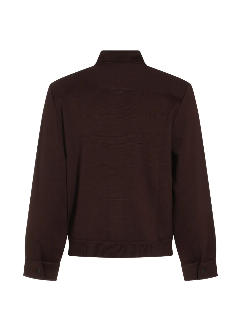 Lardini spread-collar button-up shirt jacket Bruin