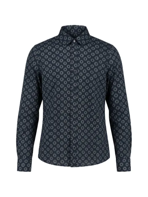 R13 camisa con motivo Sunburst