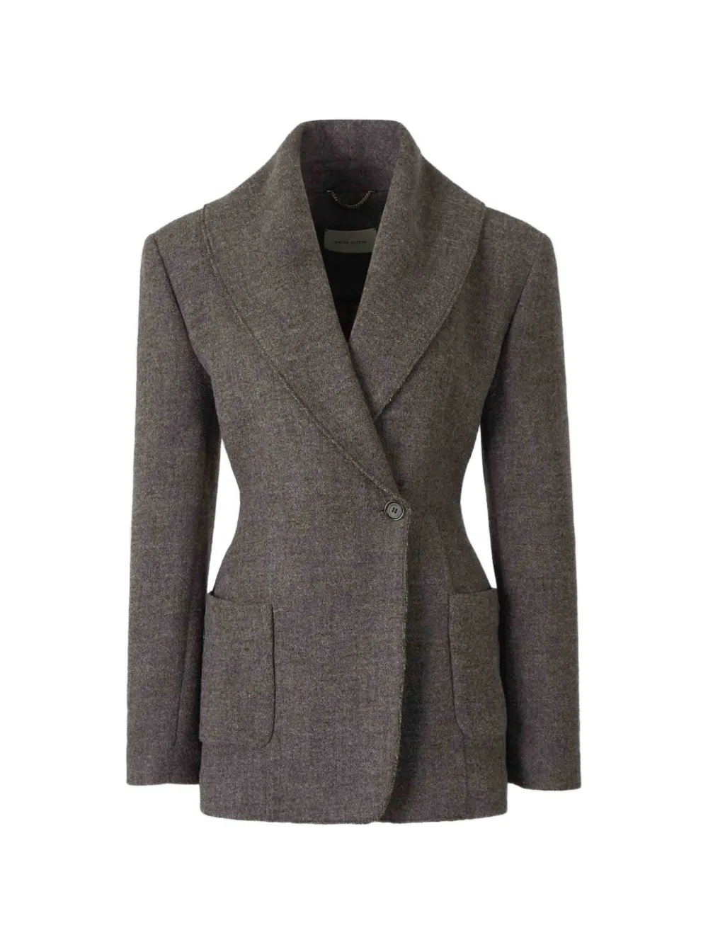 Magda Butrym belted shawl-collar blazer
