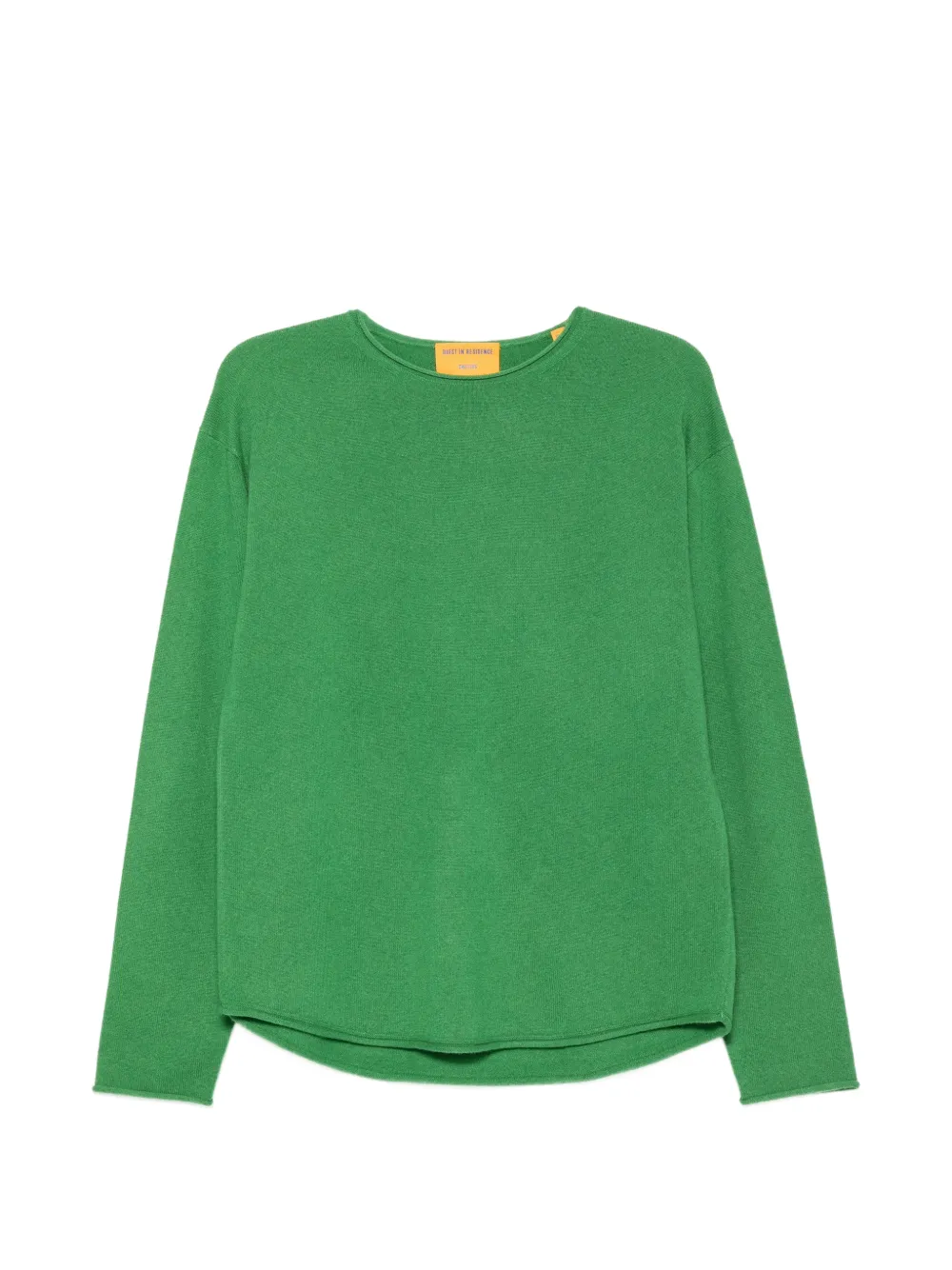 Guest In Residence oversized crew-neck sweater - Verde