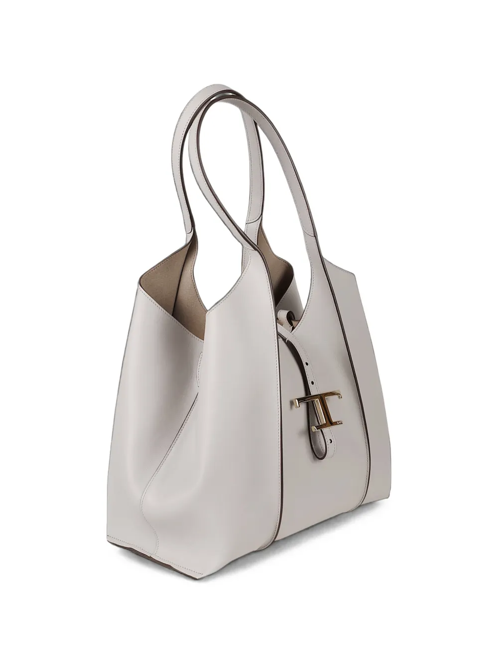 Tod's T Timeless leren shopper Wit