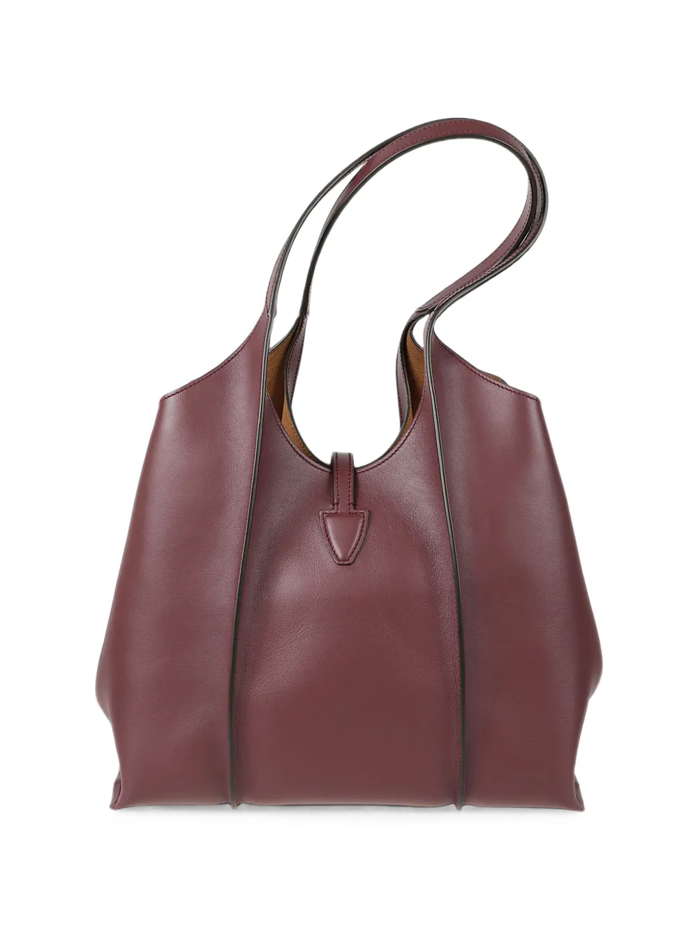 Tod's T Timeless leren shopper Rood