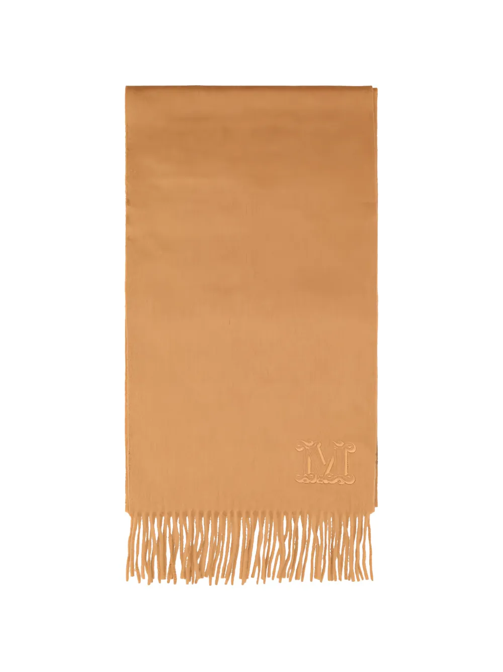 Max Mara Wsdalia embroidered fringed scarf