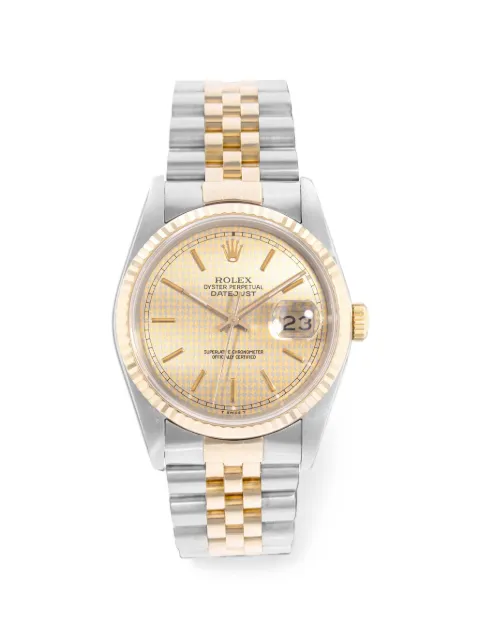 Rolex Orologio Datejust con lunetta scanalata 36mm 1988