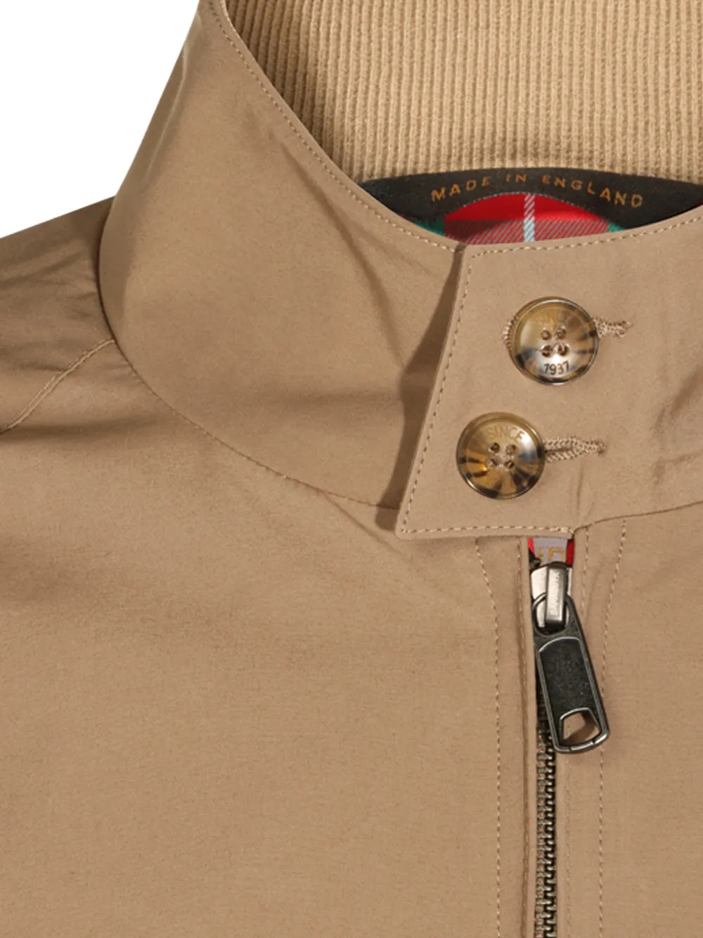 Baracuta G9 Harrington bomberjack met rits Bruin