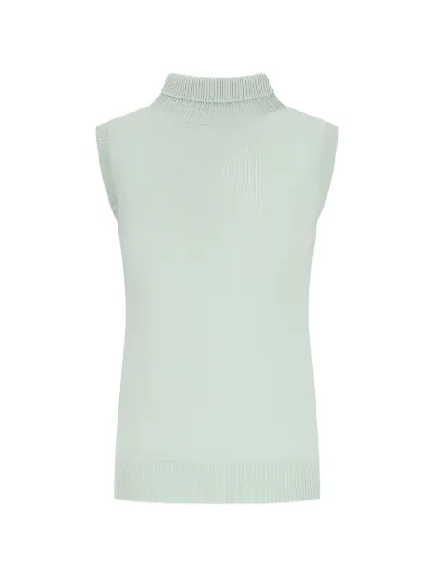 Sportmax Ärmelloser Rollkragenpullover