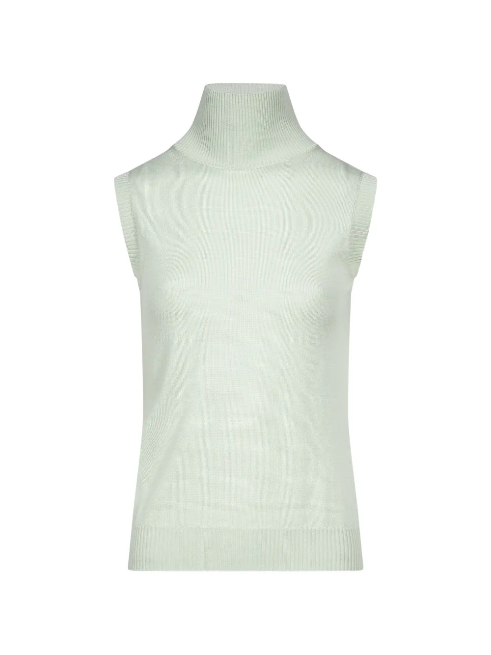 Sportmax pull sans manches à col roulé - Vert Sportmax pull sans manches à col roulé - Vert