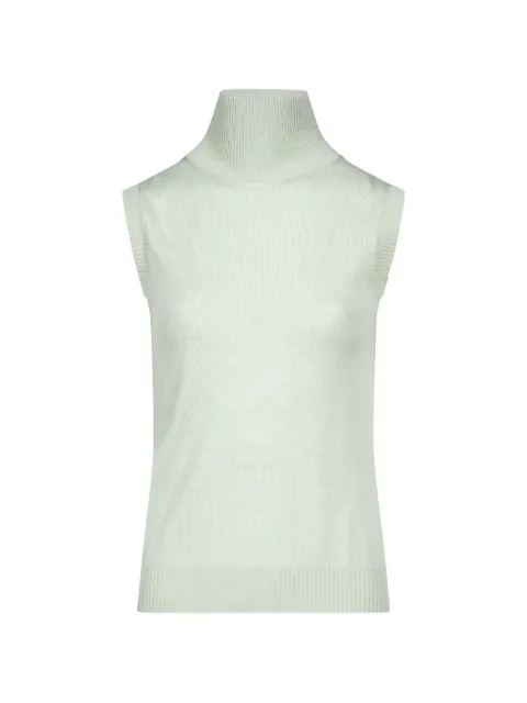 Sportmax roll-neck sleeveless sweater