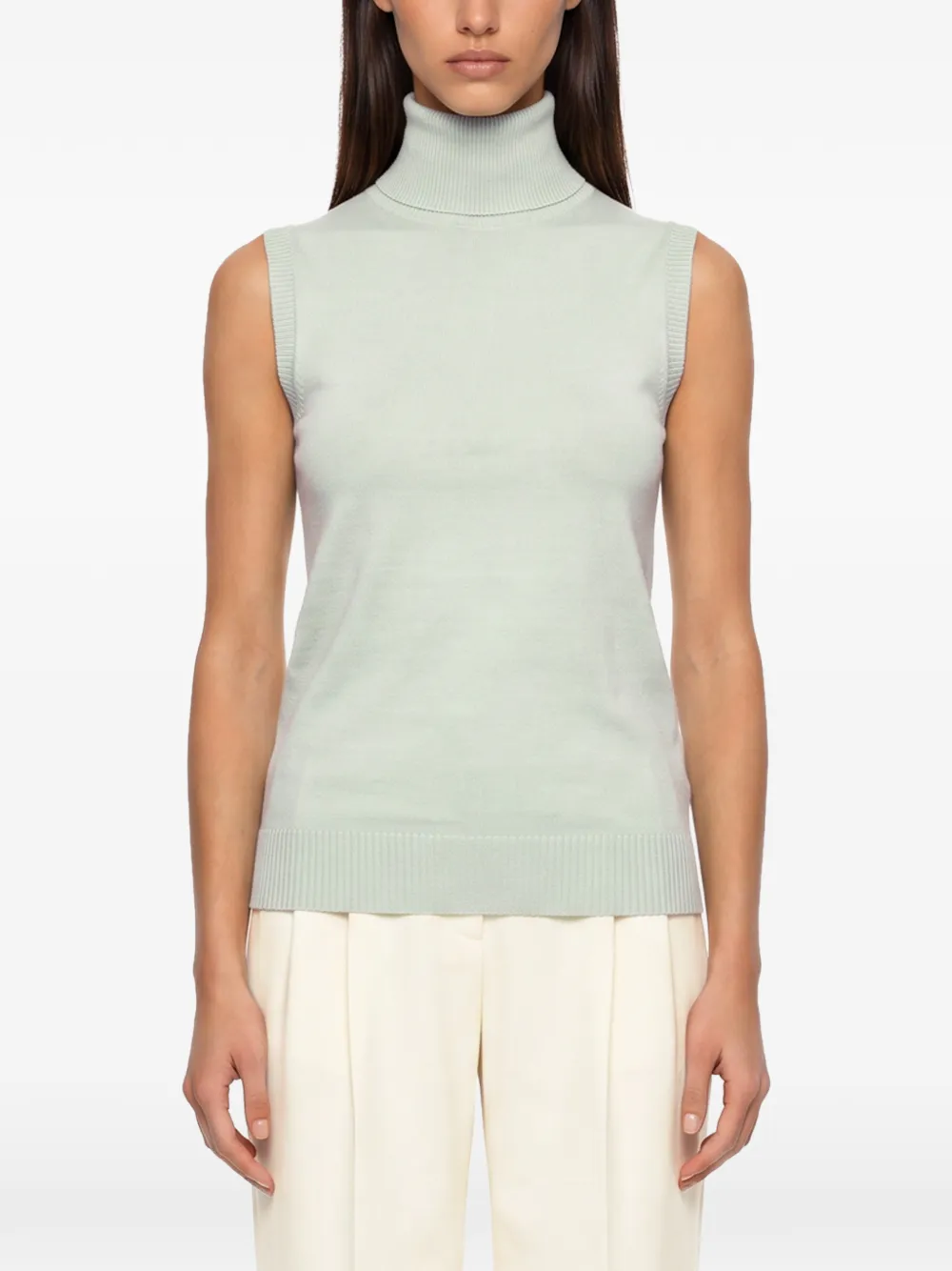 Sportmax Mouwloze coltrui Groen