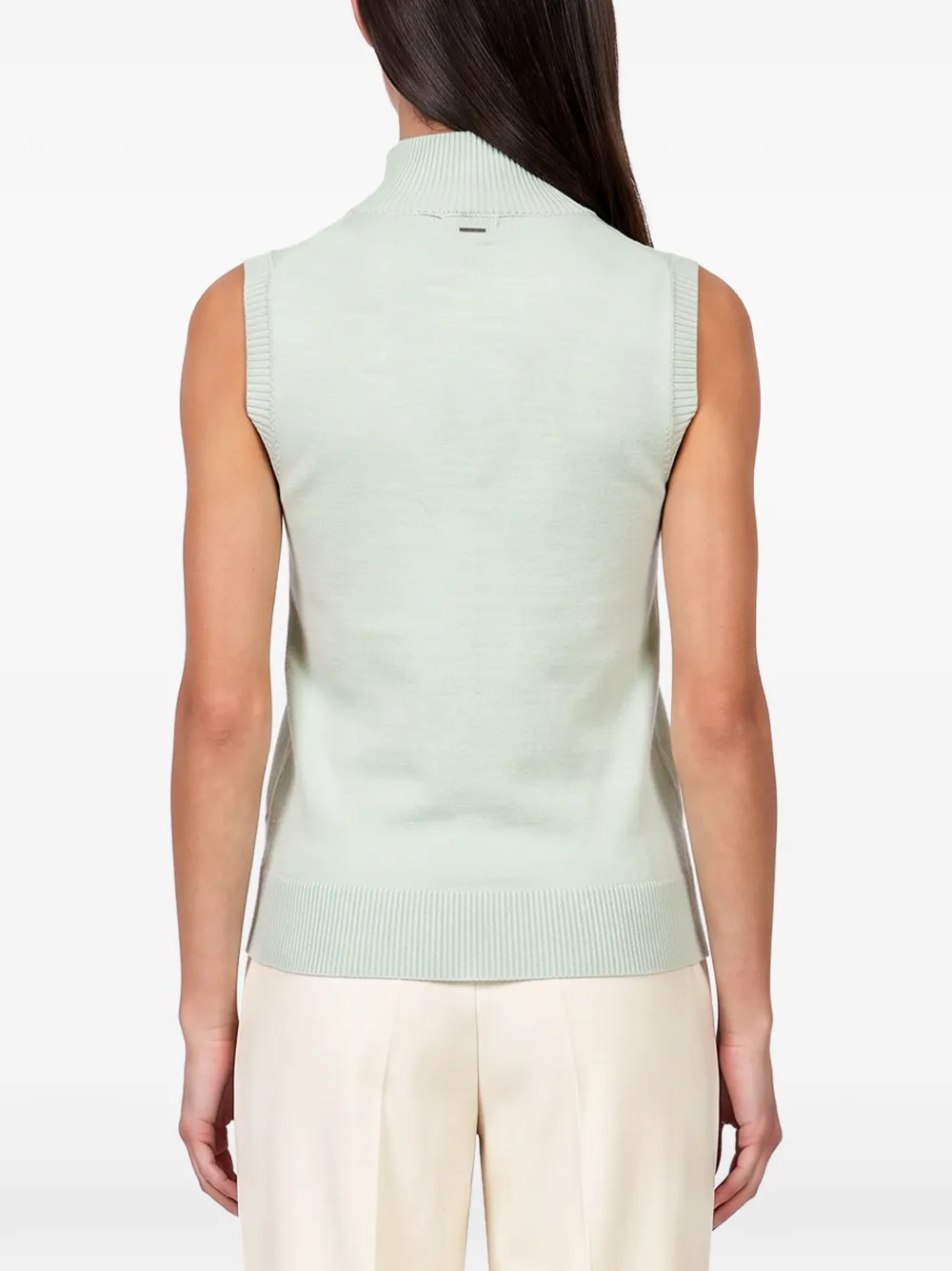 Sportmax Mouwloze coltrui Groen