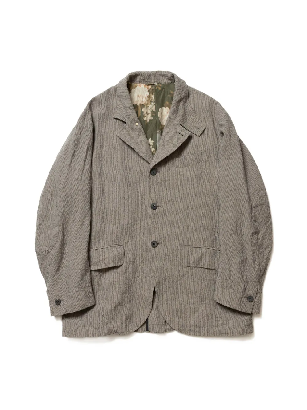 Calmlence Oversized Jacket In Gray