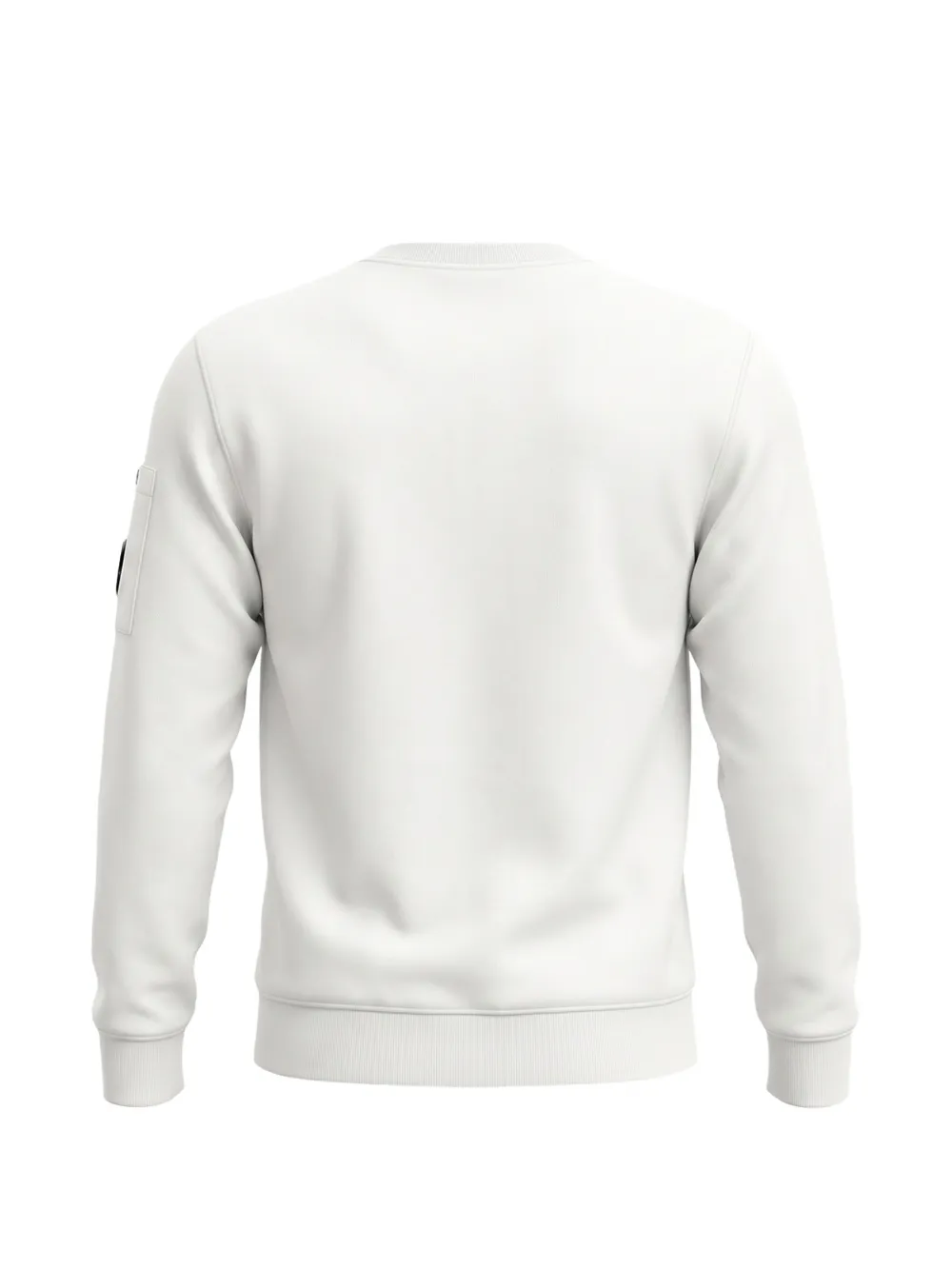 C.P. Company Kids Sweater met Lens-detail en logo-print Wit