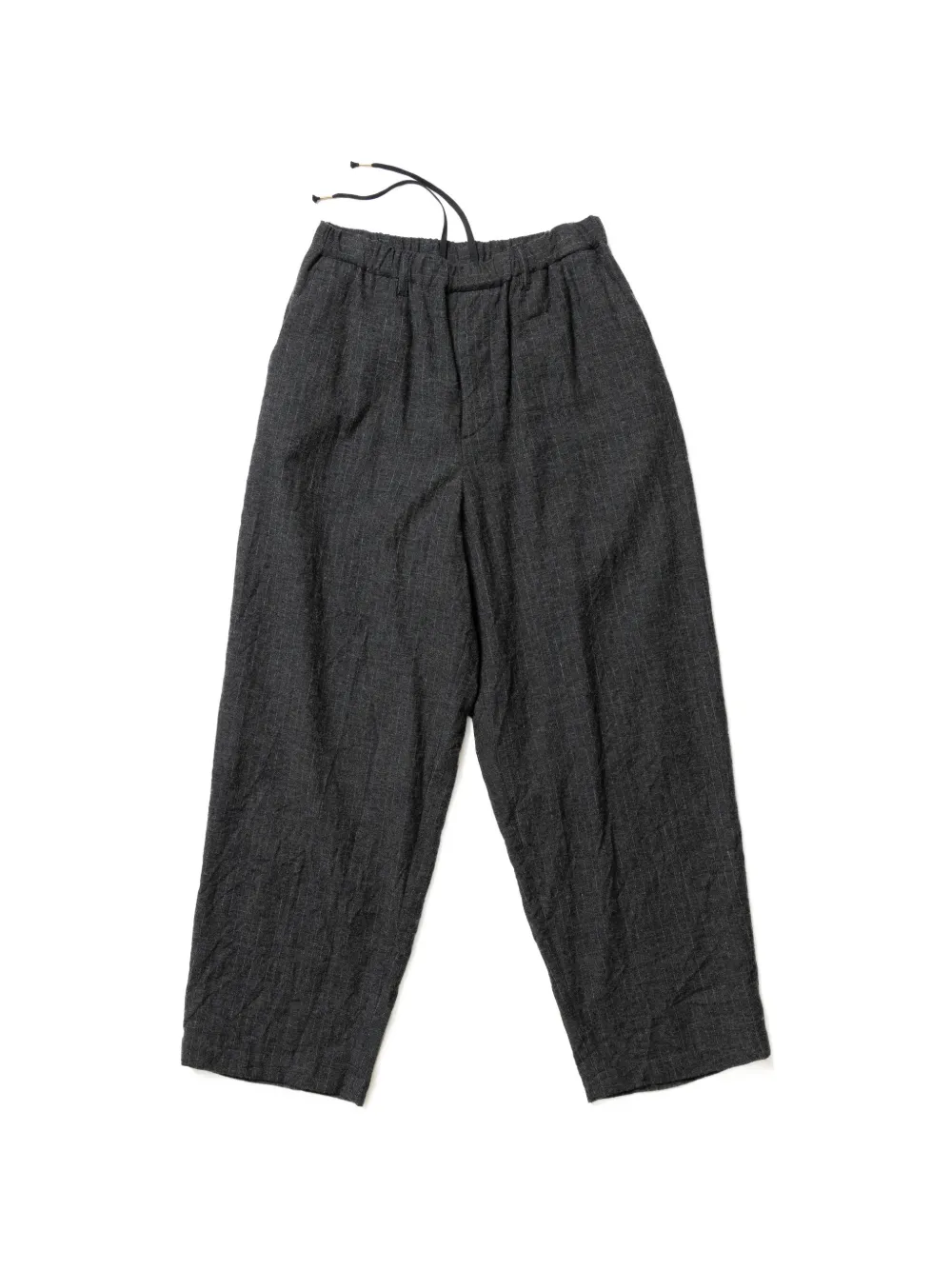 CALMLENCE pinstripe-print drawstring-waist trousers - Grau