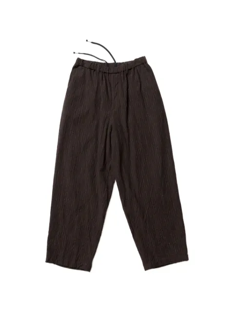 CALMLENCE pinstripe-pattern straight-leg trousers
