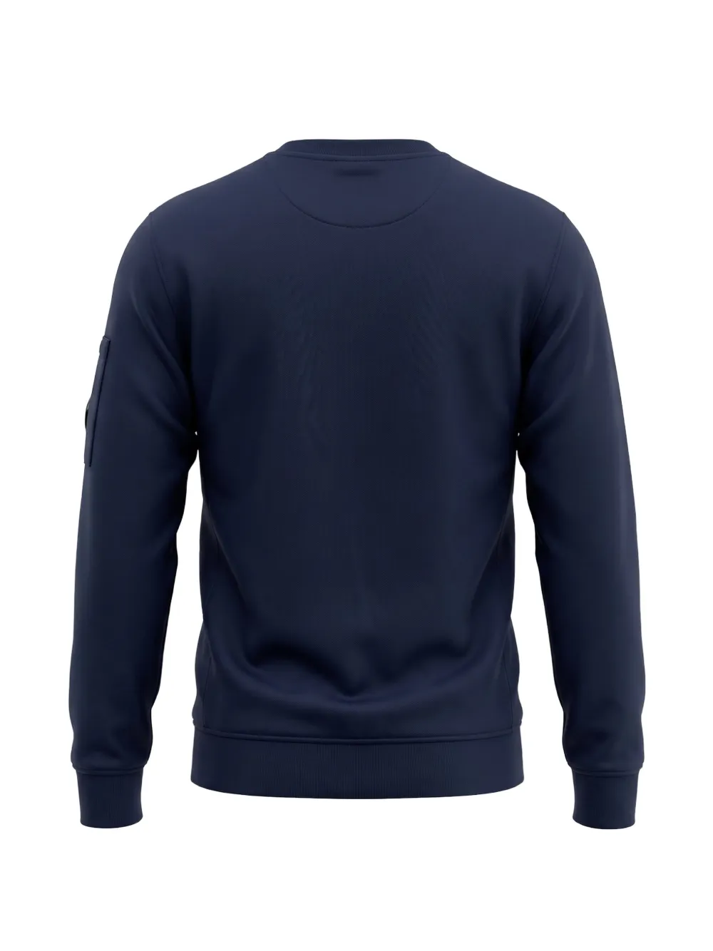 C.P. Company Kids Lens-detail logo-print sweatshirt Blauw