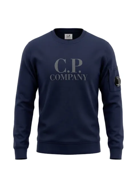 C.P. Company Kids Lens-detail logo-print sweatshirt
