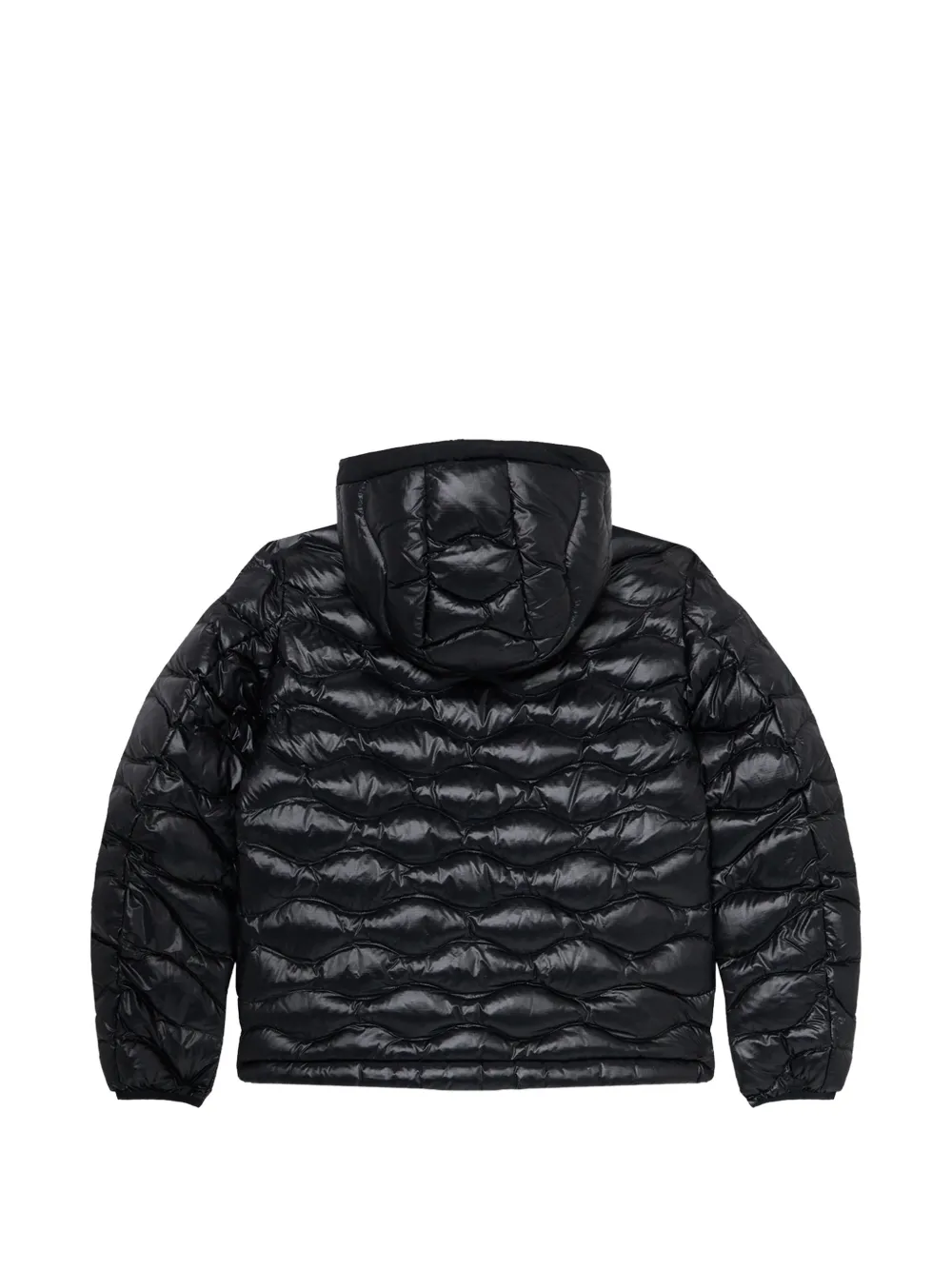 Blauer Bryant wave-quilted jacket Zwart