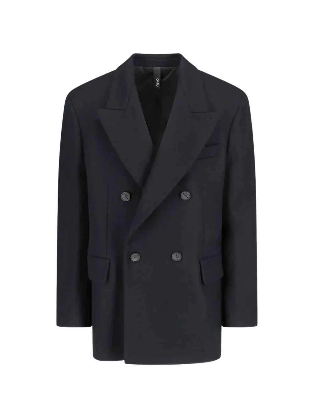 Hevo double-breasted peak-lapel jacket