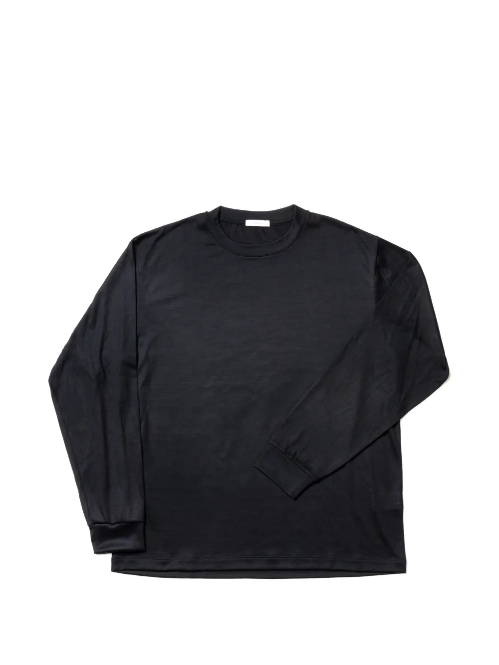Calmlence Crew-neck Long-sleeve T-shirt In Black