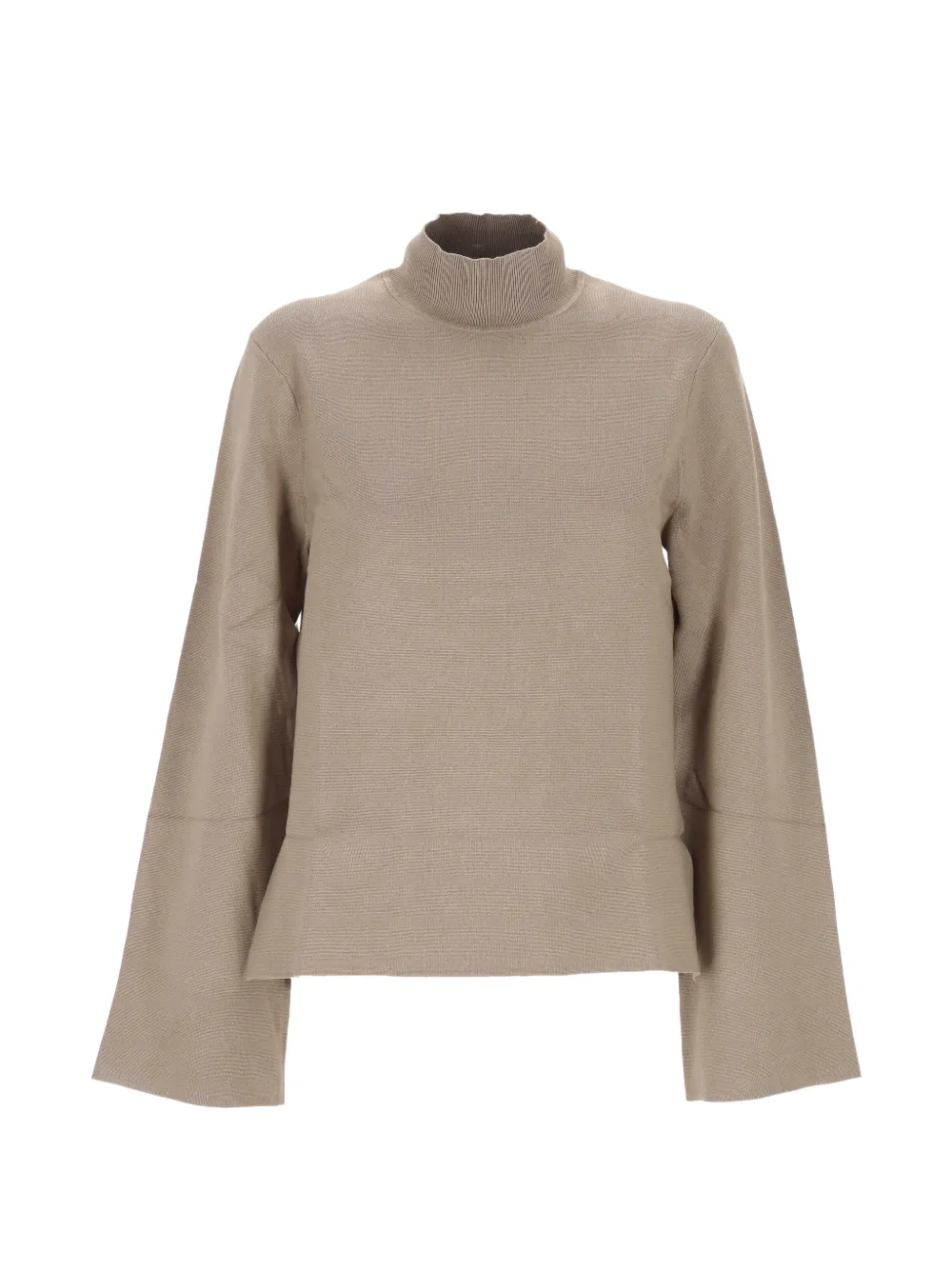 Filippa K High-neck Flared-sleeve Sweater In Nude