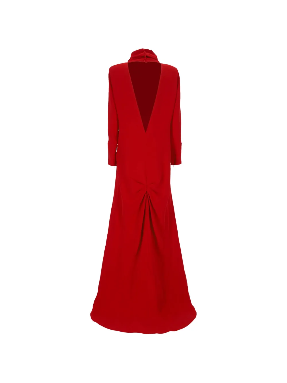 Valentino Garavani Cady Couture maxi-jurk Rood