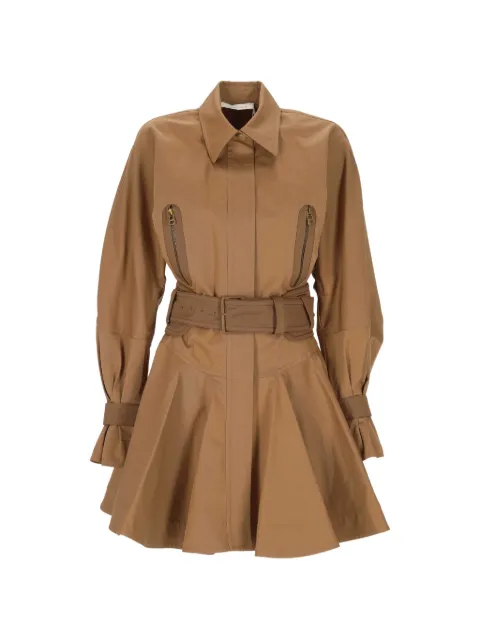 ZIMMERMANN belted zip-pocket mini dress